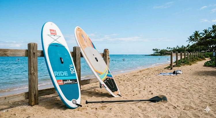 how to choose a paddleboard showing size volume and hull shape comparison