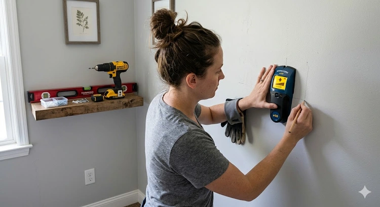 how to choose a stud finder showing magnetic, electronic, and multi-mode types on a workbench