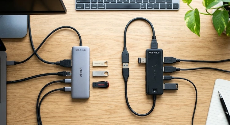 USB-C Hub vs. USB-A Hub: Which Should You Buy?