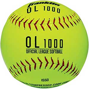 Franklin Sports Practice Softballs - Official Size And Weight Softball