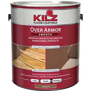 KILZ Smooth-Finished Paint For Wood/Concrete - Chocolate Brown