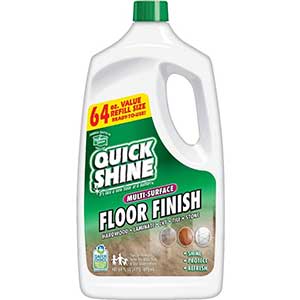 Quick Shine Floor Finish, Multi-Surface, 64oz