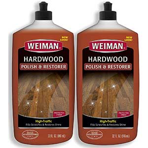 Weiman Polish & Restorer For Hardwood Floors, Removes Scratches