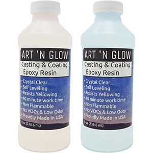 Art 'N Glow Casting Resin- Self Leveling & Degassing | Odor-Free
