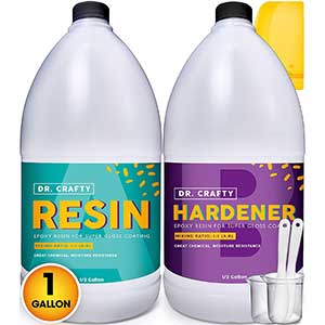 Crystal Clear Epoxy Resin For Casting- Plastic Spreader & Sticks