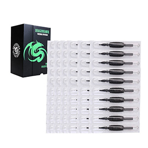Dragonhawk Disposable Tattoo Tubes- Pre-Sterilized Needles (60Pcs)