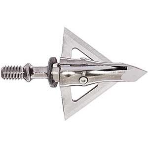 Muzzy Trocar 100 Grain Broadhead For Black Bear | 3 Blades | 3 Packs