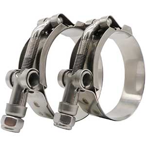 Roadformer Radiator Hose Clamps- 1.5inch T-Bolt | 44-50mm | 2 Pack