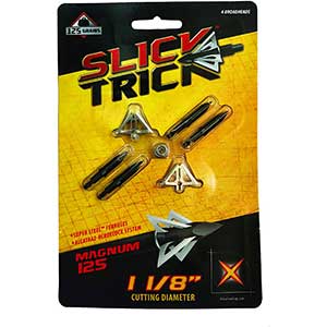 Slick Trick Broadhead For Black Bear | 100 Grain | 4 Blades | 4 Pcs