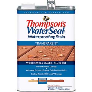 THOMPSONS Stain For Red Oak Floors- Water Sealer | Sequoia Red