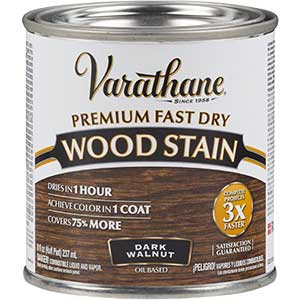 Varathane Premium Stain For Red Oak Floors- Fast Dry | Dark Walnut