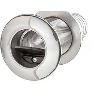 Attwood Boat Scuppers Valve Kit| 1 ½″ | Stainless Steel