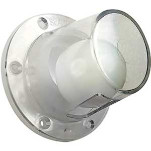 Seachoice Boat Scuppers | 3/4inch-1-1/2inch | Clear | Self-Bailing