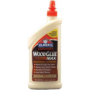 Elmer's Wood Glue For Cutting Boards | Interior, Exterior | 16oz