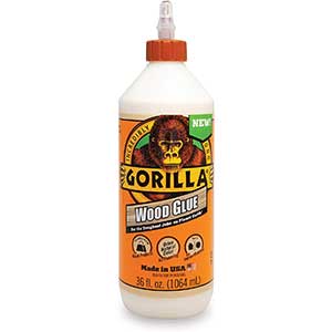 Gorilla 6206005 Wood Glue For Cutting Boards | 36oz | No-Spot
