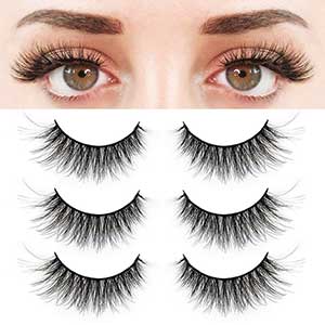 BEPHOLAN Lashes For Small Eyes | Synthetic Fibre | Three Pairs