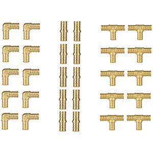 COLIBROX Pex Fittings | Hot Water | Cold Water