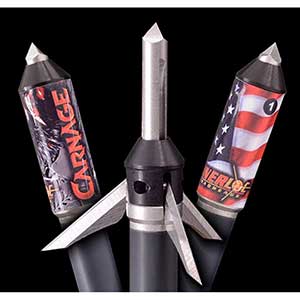 Innerloc Carnage Broadheads For Elk Hunting | 3 Pack | 100gr | 1.5inch