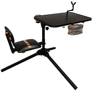 Muddy Xtreme Shooting Bench | Comfortable Seat & Tabletop