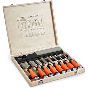 VonHaus Premium Bench Chisels Set | Guide & Sharper | 10pcs