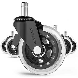 Office Owl Office Chair Wheels For Carpet | Stylish